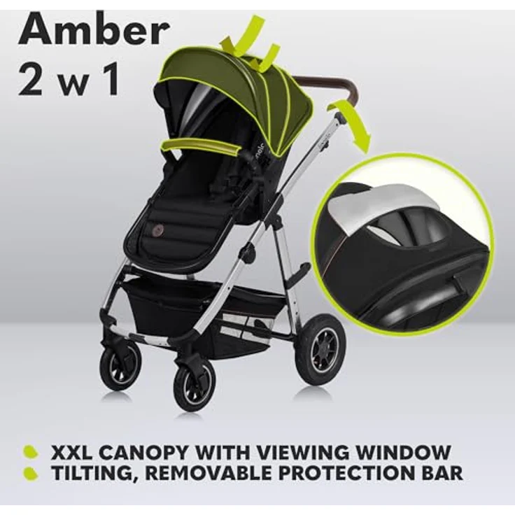 Lionelo AMBER 2IN1 Kinderwagen, vielseitig einsetzbar und hochwertig verarbeitet – Bild 4