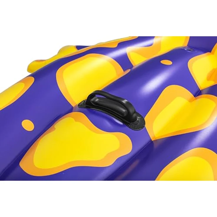Bestway Splashing Salamander, Schwimmtier für Kinder ab 3 Jahren, 191 cm x 119 cm, mit robusten Haltegriffen und Reparaturflicken – Bild 6