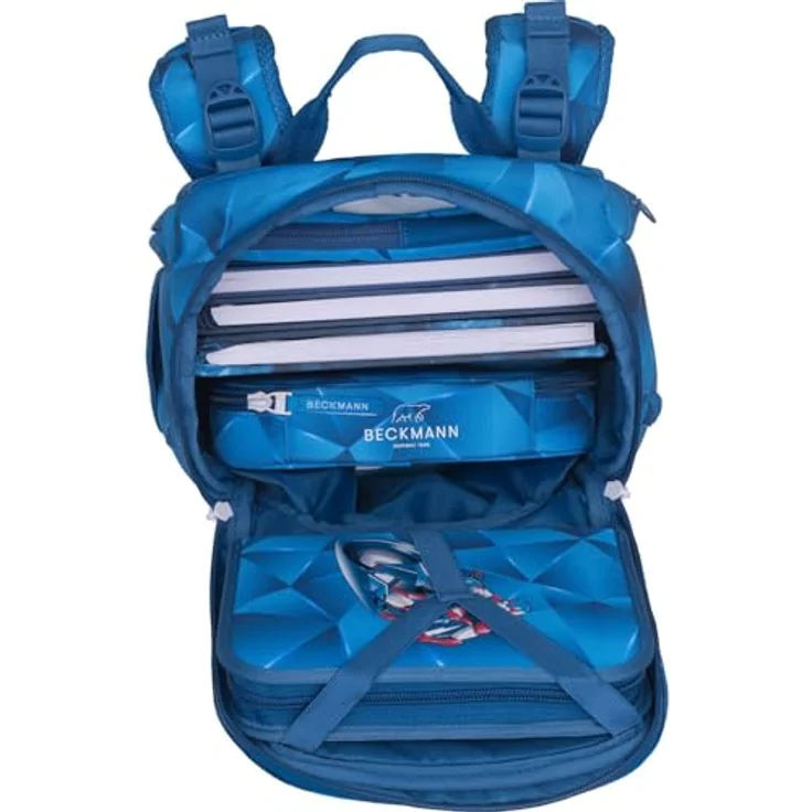 Beckmann Norway Schulranzen Active Air FLX, Polyester, blau, casual Stil – Bild 7