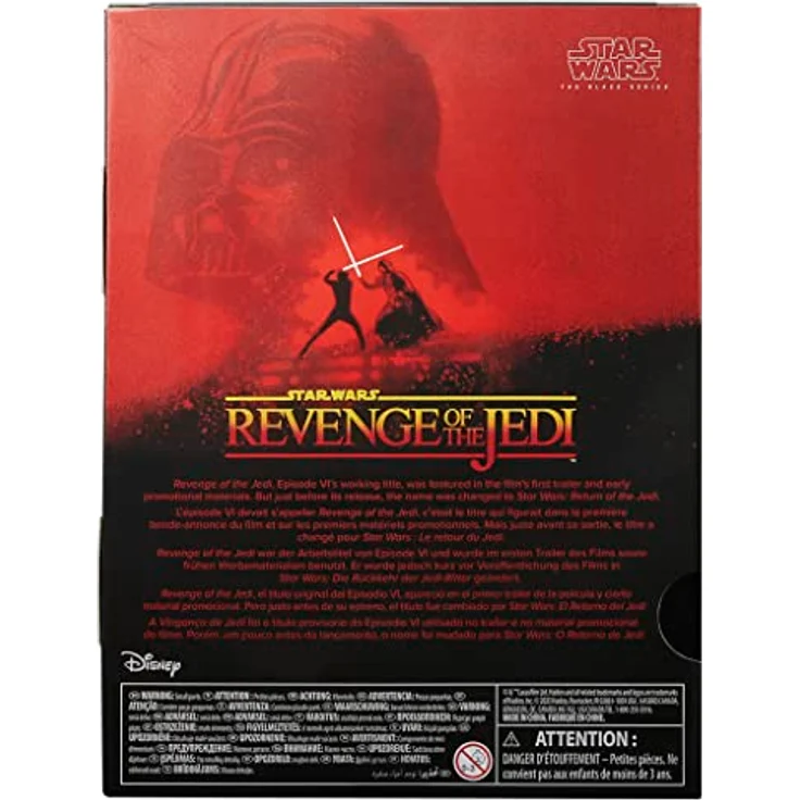 Hasbro Star Wars The Black Series Deluxe, Darth Vader Figur aus "Die Rückkehr der Jedi-Ritter", 15 cm mit Lichtschwert-Accessoire und mehreren Bewegungspunkten – Bild 4