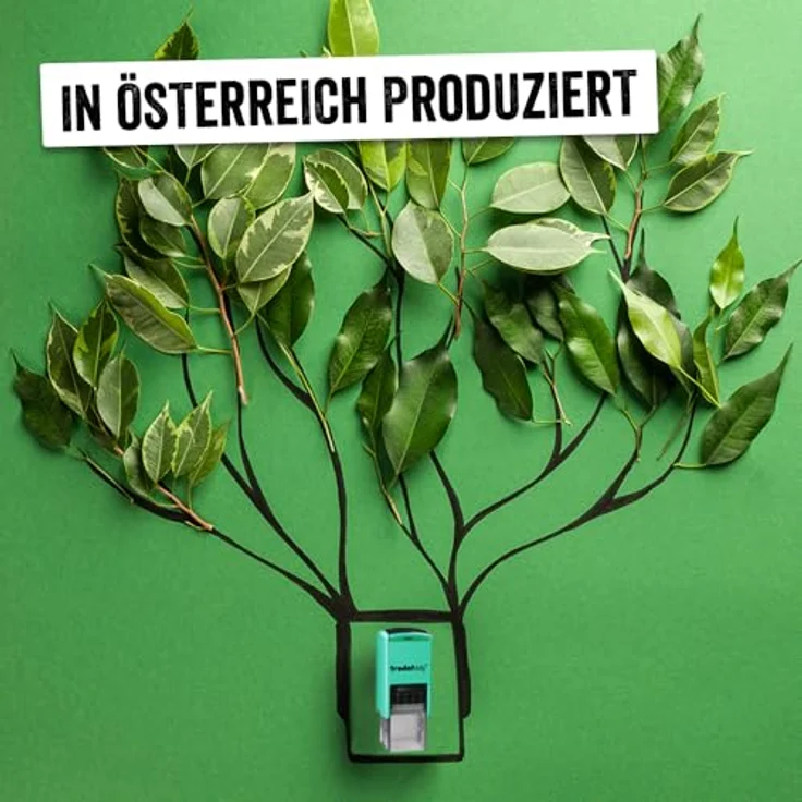 trodat edy® Motivstempel Lama, 2,0 x 2,0 cm, Abdruckfarbe grün, 1 St. – Bild 7