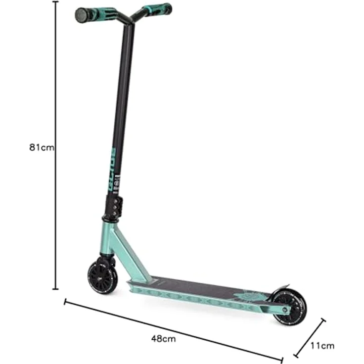 Movino Glide Stuntscooter, leicht 3,3 kg, ABEC-9, IHC, Aluminiumrahmen, für Skatepark und Tricks – Bild 9
