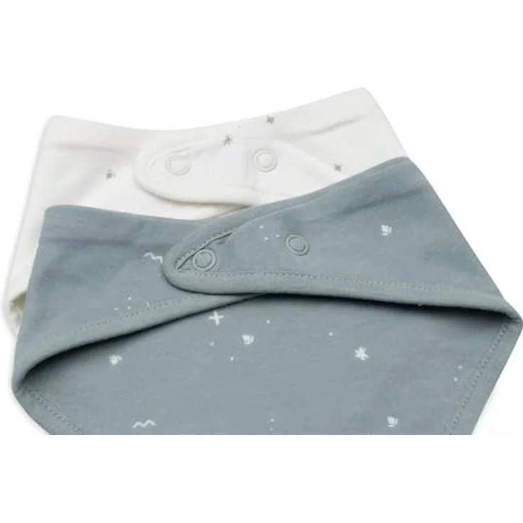 Jollein Sabberlätzchen Baby - Bandana Twinkling, Sea Green - 2er Pack - 100% Baumwolle - Mit Klettverschluss – Bild 4