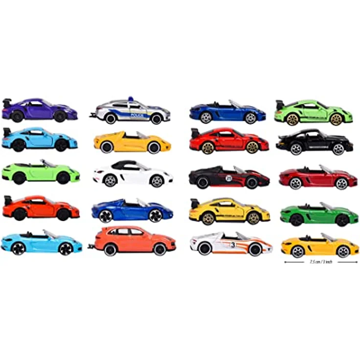 Majorette Spielzeugauto Street Cars Porsche 20 + 2 Discovery Pack 212058601 – Bild 4