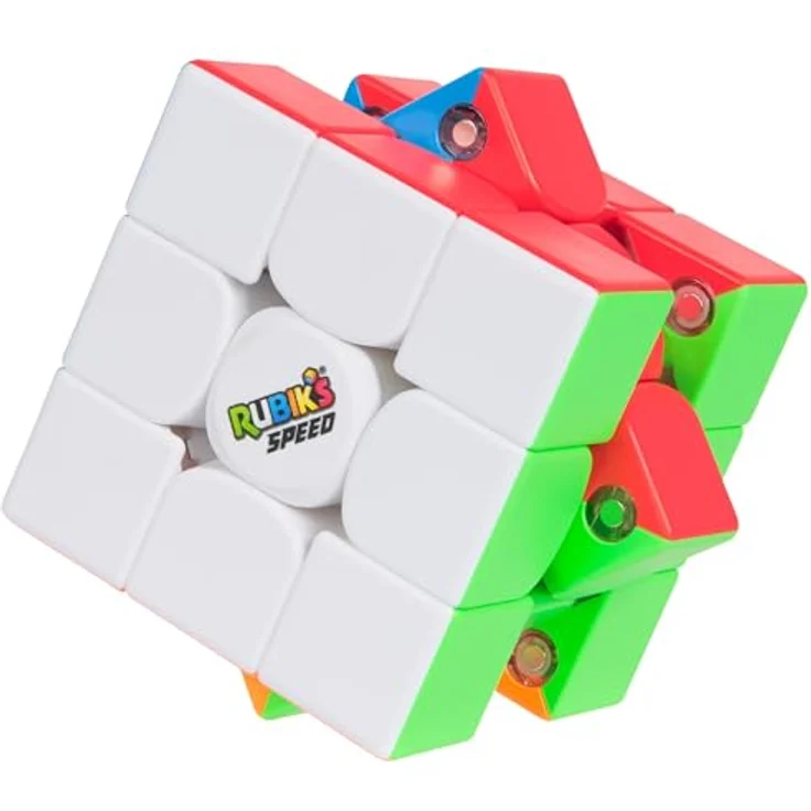 SPIN MASTER Rubiks 3x3 Speed Cube, Geschicklichkeitsspiel mit magnetischem Design, mehrfarbig – Bild 10