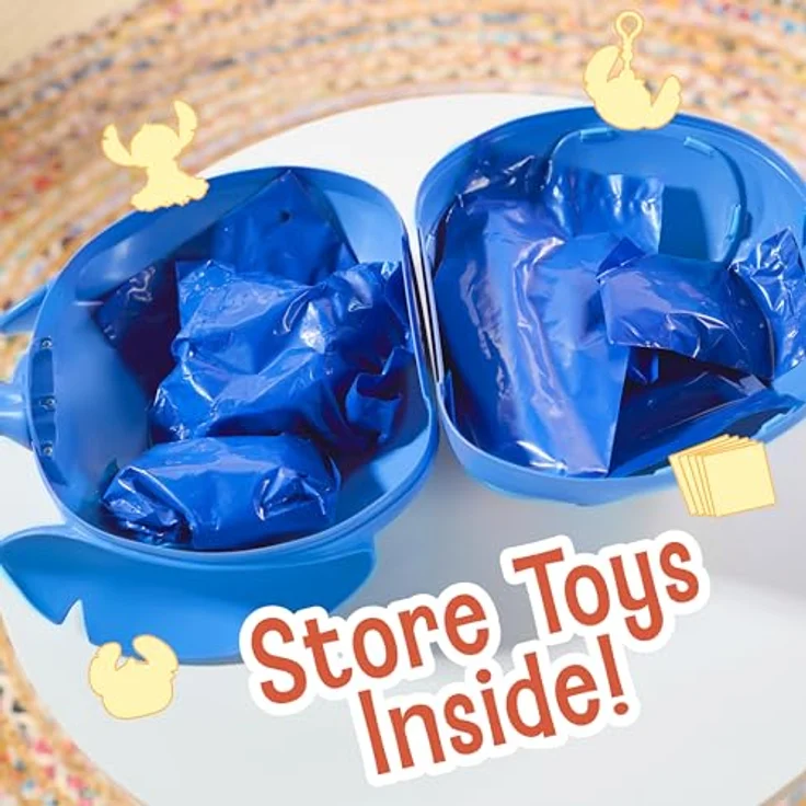 Just Play Disney Stitch Jumbo Mystery Capsule, Sammelfigur mit 9 Überraschungen und 20 cm Tsum Tsum-Plüschtier, bunt – Bild 4