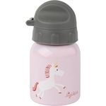 Sigikid 25375 Edelstahl Trinkflasche Einhorn 250ml empfohlen für Kinder ab 1 Jahr, robust, auslaufsicher, bruchfest