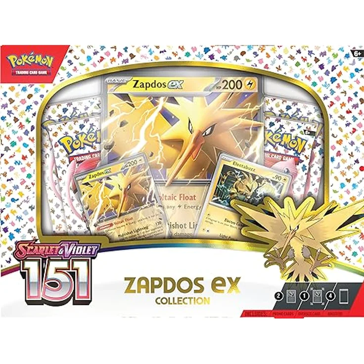 Pokémon TCG: Scarlet & Violet—151 Zapdos ex - EN – Bild 2