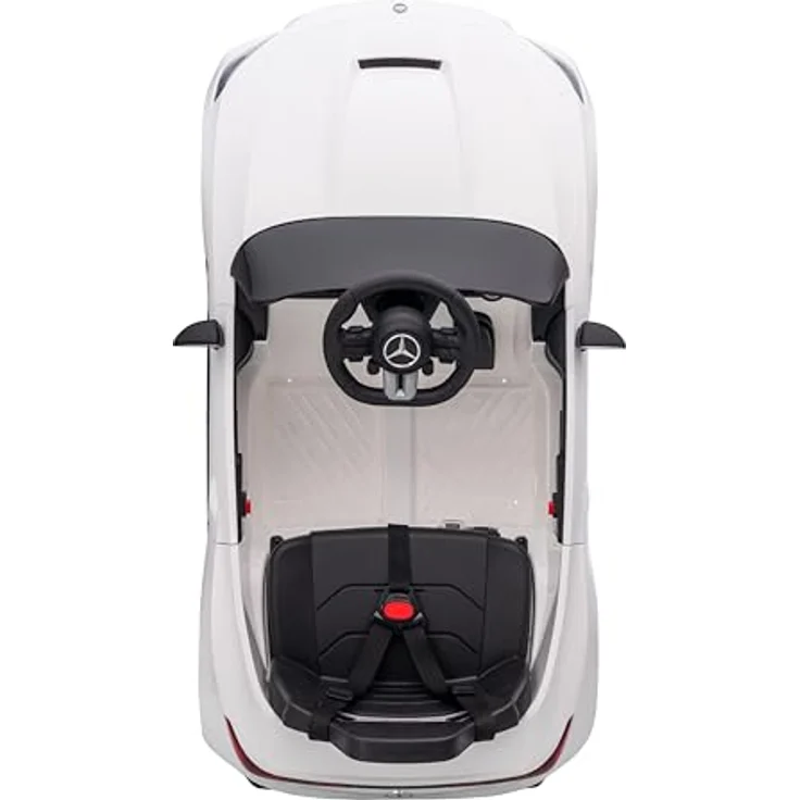 FINOOS Kinder Elektroauto Mercedes CLE53 AMG 12V mit Fernbedienung, weich, LED-Beleuchtung und Soft-Start, weiß – Bild 8