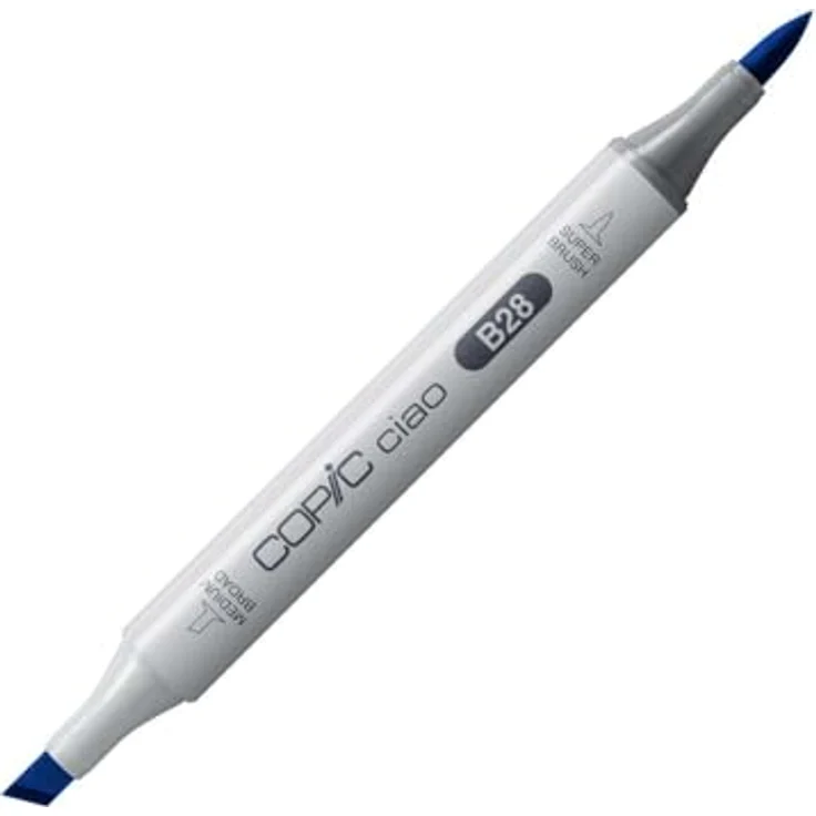 Copic Ciao Marker Typ B - 28, Royal Blue, vielseitiger Layoutmarker mit dualer mittelbreiter und Brush-Spitze – Bild 1