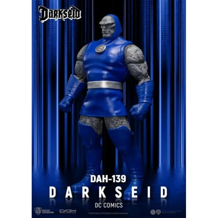 Beast Kingdom Toys DC Comics Action Figure Darkseid, 22 cm, mit Austausch- und Zubehörteilen in bedruckter Box