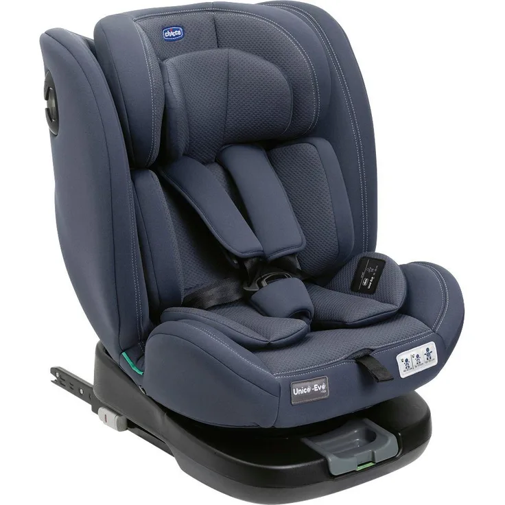Chicco Autokindersitz UNICO EVO I-SIZE, verstellbarer Autositz für Kinder von 0 Monaten bis 12 Jahren, schwarz