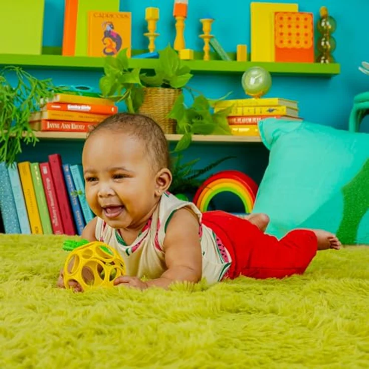 Oball Teether My Own™ Beißring, leichter Zahnungshilfer in Ananas-Design, 1 St. – Bild 6