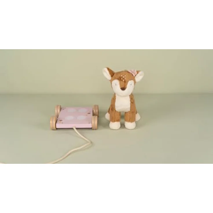 Little Dutch Feengartenhirsch auf Rädern, Holzspielzeug für Kinder mit sensorischen Farben und Schnur zum Ziehen – Bild 8