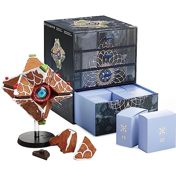 NumskulL Adventskalender Destiny Confectionary Ghost Advent Character Statue - Offizielles Destiny Merchandise - Einzigartige Limitierte Auflage Sammler Vinyl Geschenk – Bild 1