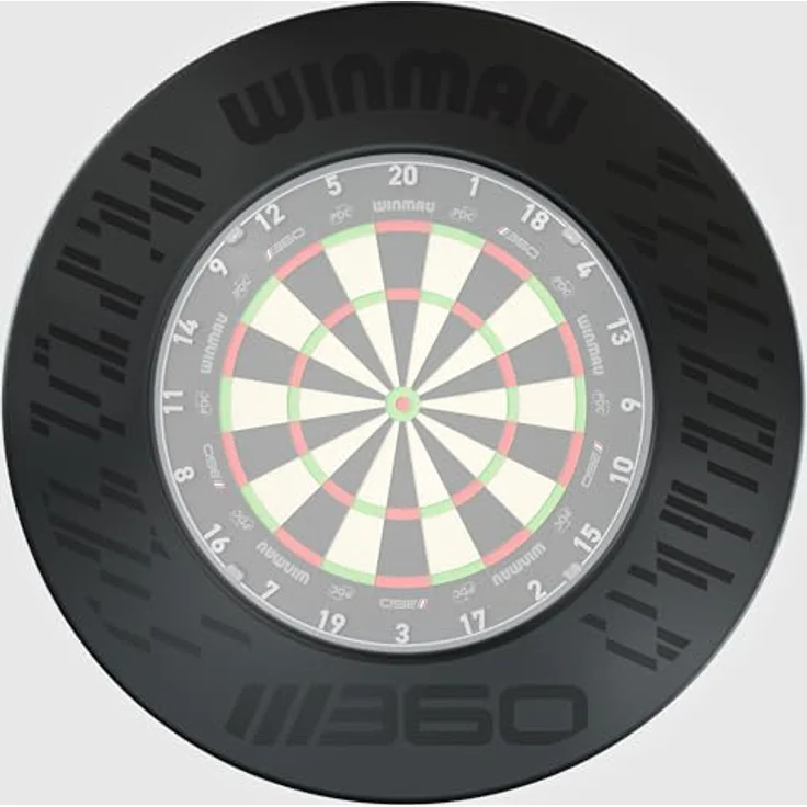 Winmau Blade 360 Surround, schwarzer Catchring für Dartboard mit optimalem Wand- und Bodenschutz – Bild 2