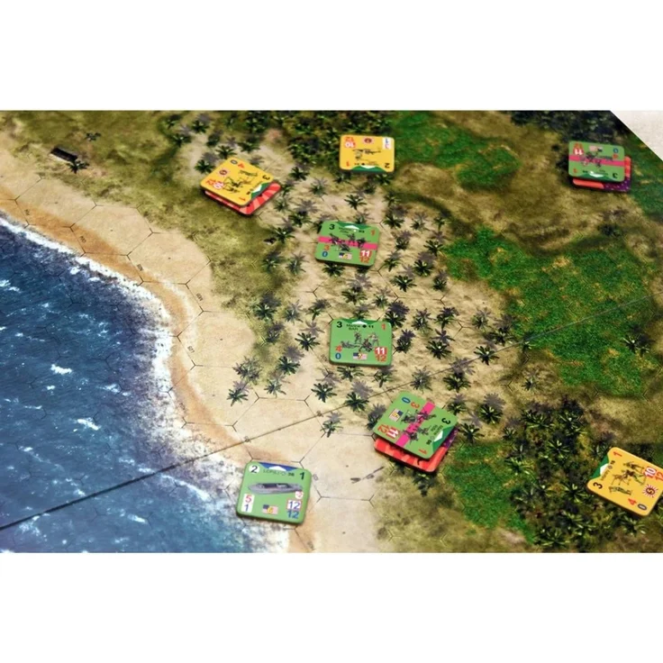 European Player Network Conflict of Heroes: Guadalcanal The Pacific 1942, strategisches Brettspiel mit asymmetrischen Spielmechaniken, Englisch