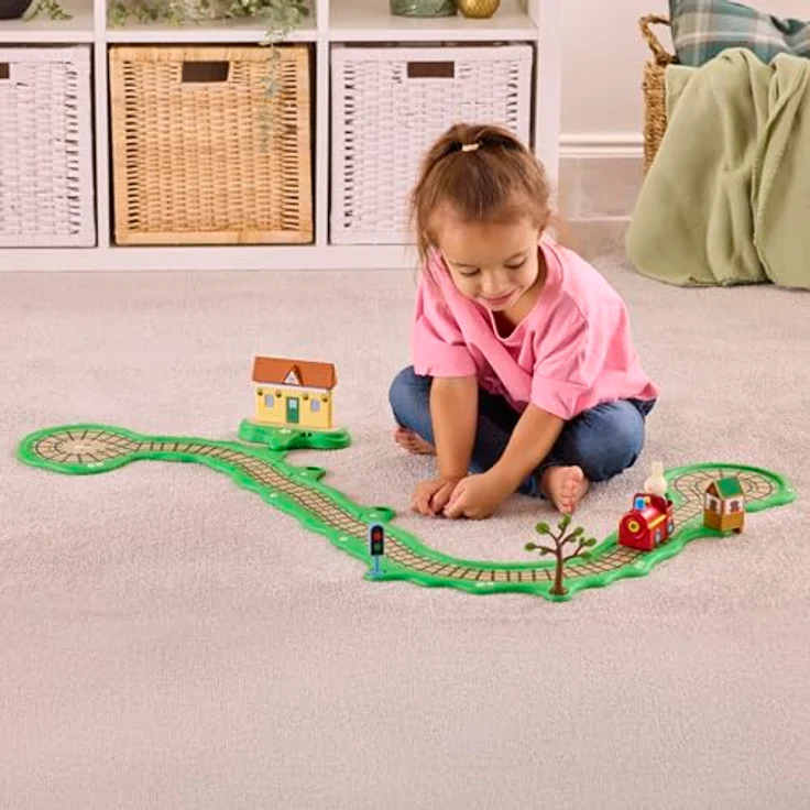 Peppa Pig Whizz Around Peppa Train Set, Holzeisenbahn mit Peppa Pig Design – Bild 2