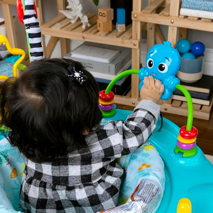 Baby Einstein Curiosity Cove™ 2-in-1 Aktivitätshüpfer mit abnehmbarer Schildkröte Neptun, 3 Lernmodi, höhenverstellbar, 360° drehbarer Sitz, geeignet für 6-12 Monate – Bild 16