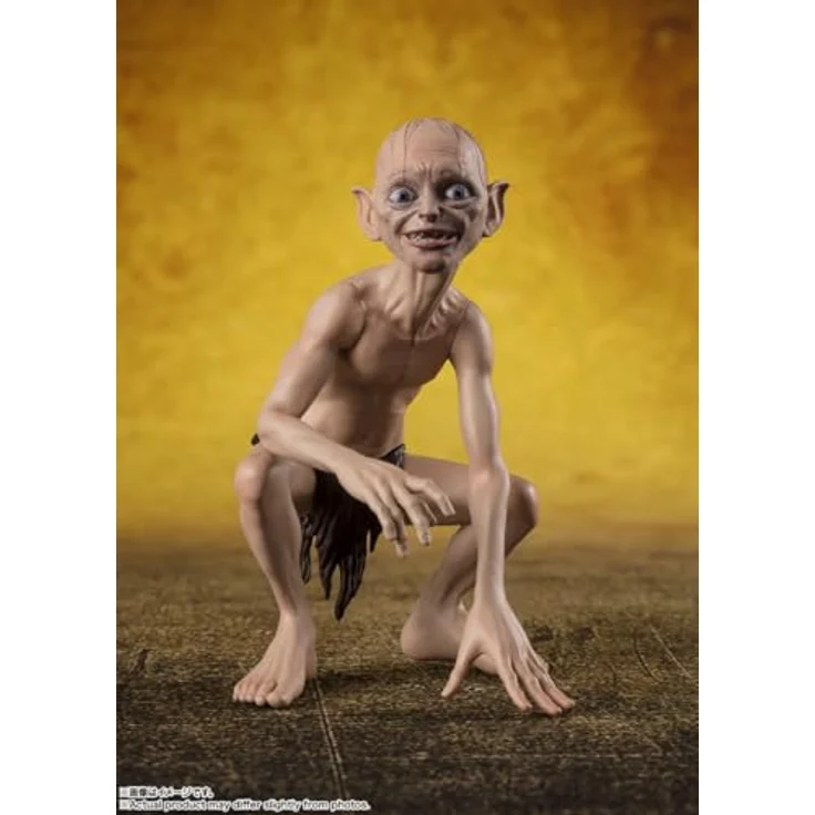 Bandai Tamashii Nations S.H. Figuarts Frodo Beutlin & Gollum, bewegliche Actionfiguren aus 'Der Herr der Ringe', 6 cm und 12 cm, mit Zubehörteilen in Fensterbox – Bild 5