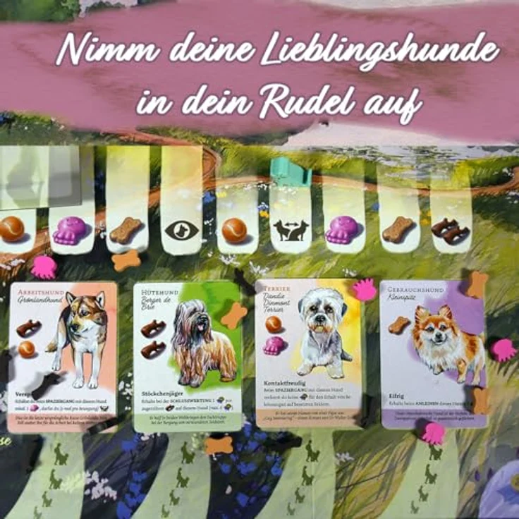 Kobold Spieleverlag Dog Park - Familienspiel Deutsch, für Hundeliebhaber ab 10 Jahren, illustriert und unterhaltsam – Bild 3