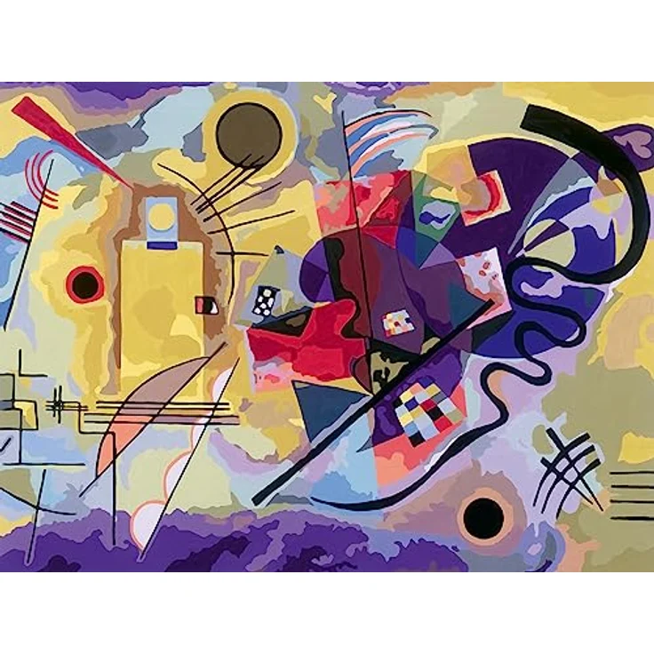 Ravensburger CreArt - Malen nach Zahlen 23650 ART Collection: Yellow, Red, Blue (Wassily Kandinsky) ab 14 Jahren – Bild 2