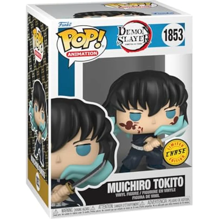 Funko Pop! Animation: Demon Slayer - Muichiro (Chase-Variante) - 9,5 cm Vinyl-Sammelfigur für Anime-Fans - Geschenkidee - Offizielle Handelswaren – Bild 3