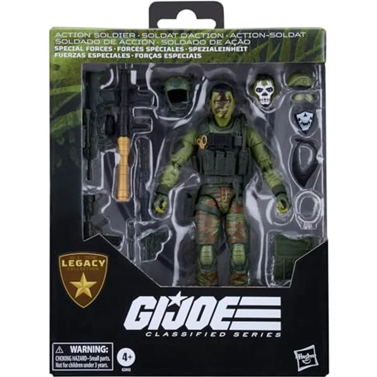 G.I. Joe Classified Series Legacy Collection: Action Soldier - Special Forces, Action-Figurenset (15 cm) mit 16 Accessoires, hochbeweglich und detailreich – Bild 2
