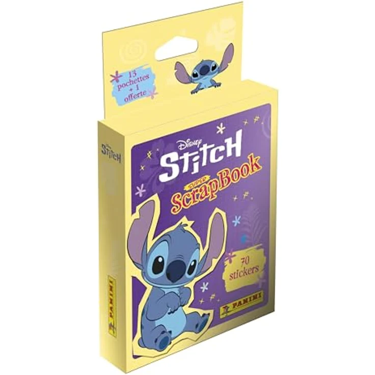 Panini Stitch 2, Blisterpackung mit 13 Beuteln + 1 gratis, Stickeralbum mit 70 Aufklebern, mehrfarbig – Bild 1