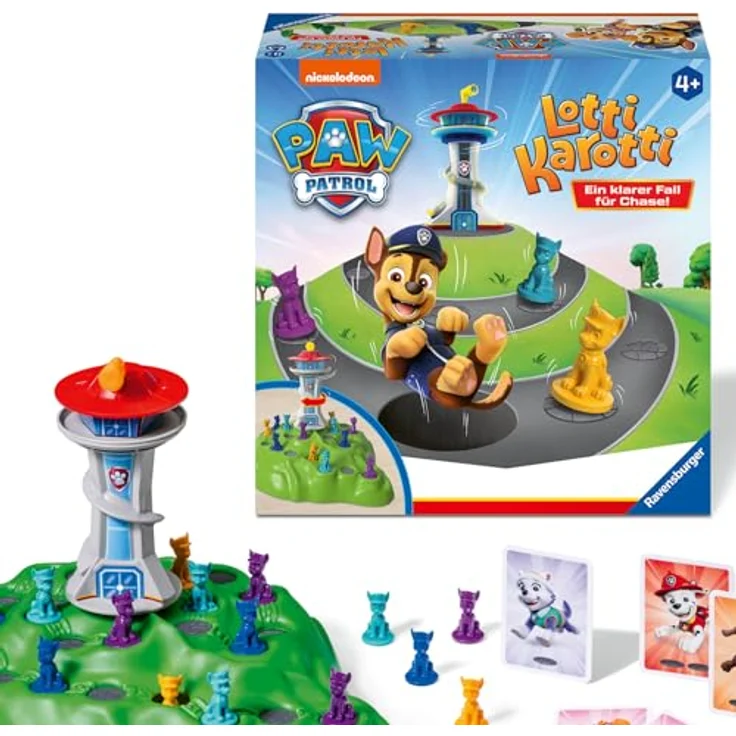 Ravensburger 22372 - PAW Patrol Lotti Karotti, Spiele-Klassiker mit den Serienhelden aus PAW Patrol, für 2 bis 4 Kinder ab 4 Jahren – Bild 1