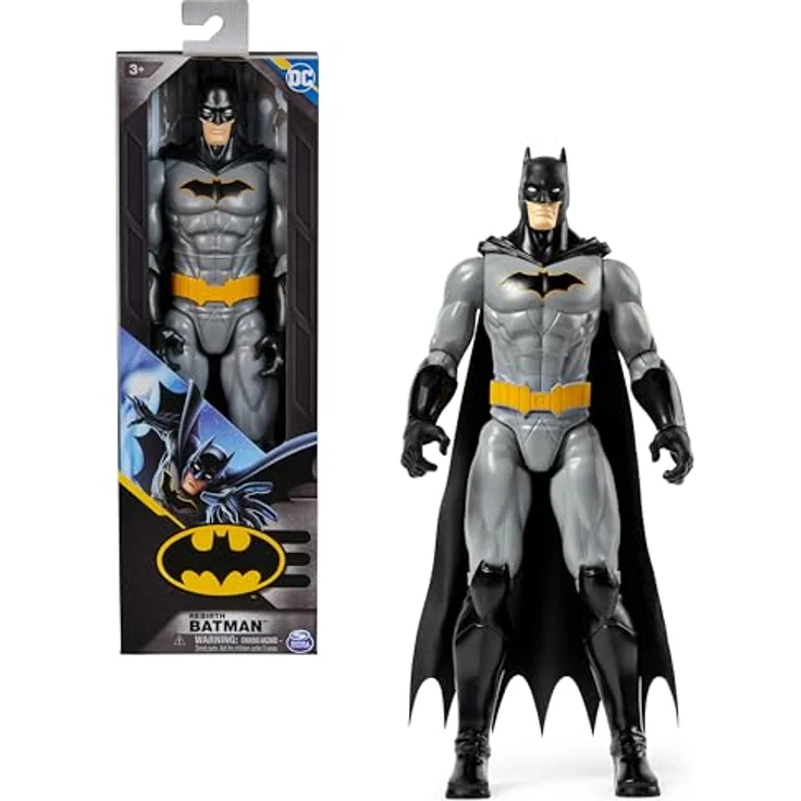 DC Comics Batman S1-Actionfigur, 30 cm groß, voll beweglich mit authentischem Comic-Design, Spielzeug für Kinder ab 4 Jahren – Bild 1