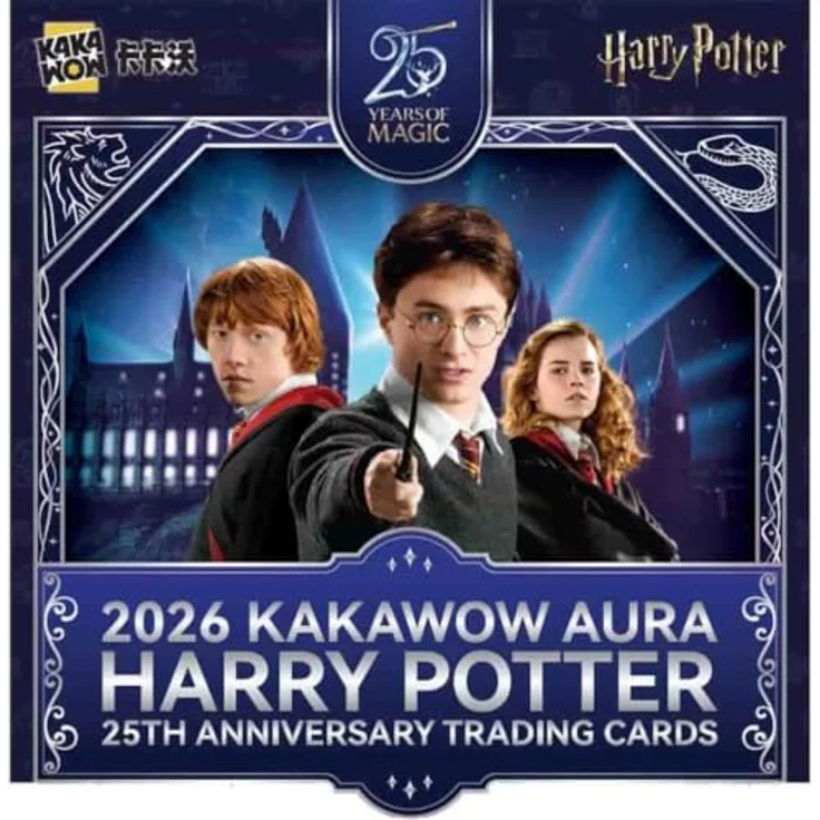 Sakami Merchandise GmbH Kakawow Aura Harry Potter 25th Anniversary Blaster Box, 7 Boosterpacks mit exklusiven Specials und seltenen Autogrammkarten – Bild 3