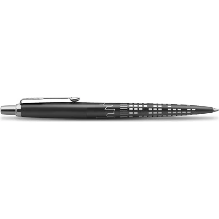 Parker Pen Jotter SE New York City, Kugelschreiber M, schwarz, Edelstahl mit Laser Gravur – Bild 3