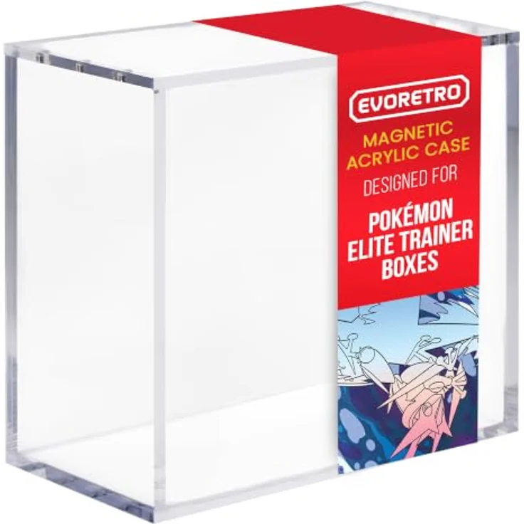 Evoretro Acrylschutz für ETB Elite Trainer Box, mit Magnetverschluss, 1 Stück, 19,3 x 9,11 x 16,76 cm – Bild 8