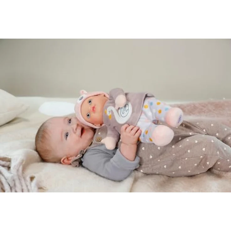 Baby Born Babypuppe Sweetie Mauve, 30 cm, weicher Körper, rasselndes Innenleben, waschbar bei 30°C – Bild 2
