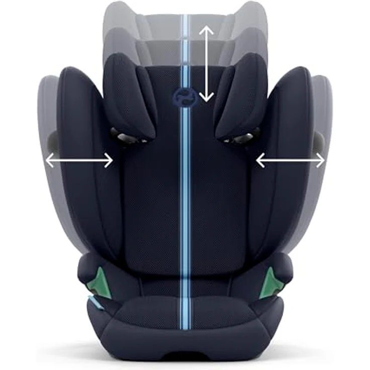 Cybex Solution G2 I-Fix Plus, Kindersitz für 100-150 cm, optimale Sicherheit und Komfort, Ocean Blue – Bild 3