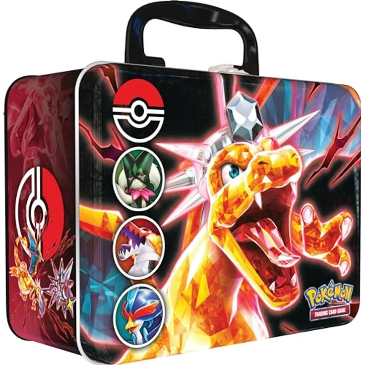 Pokémon-Sammelkartenspiel: Sammelkoffer (Herbst 2023): Maskagato, Skelokrok und Bailonda (3 holografische Promokarten und 6 Boosterpacks) – Bild 1