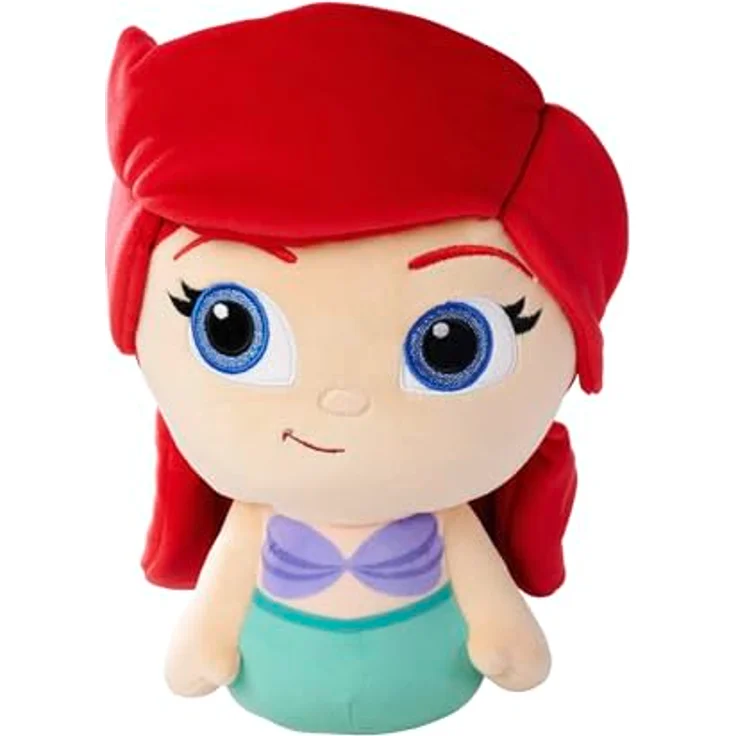 Simba Disney Doorables Arielle, 25 cm Plüschfigur mit Glitzeraugen, für Kinder ab den ersten Lebensmonaten geeignet – Bild 1