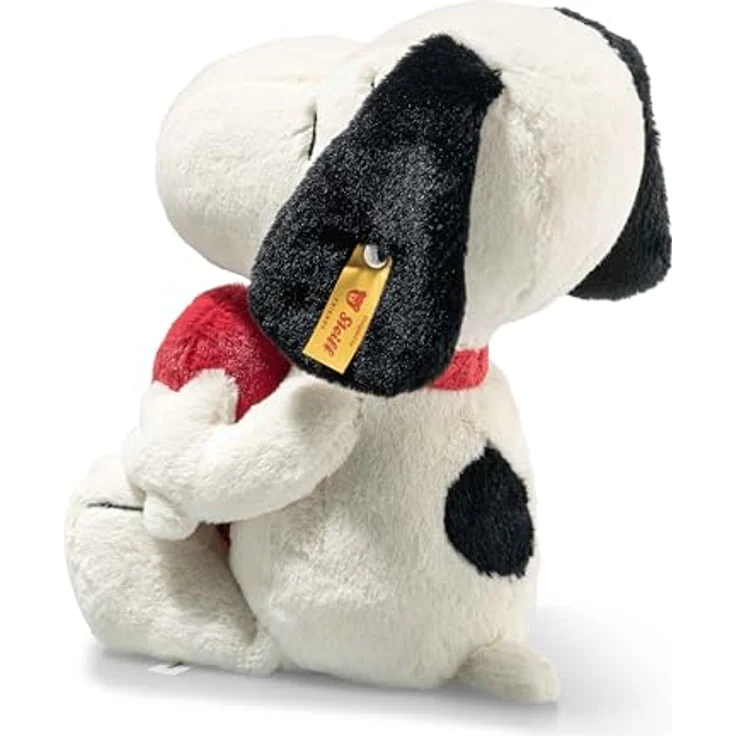 Steiff Kuscheltier Snoopy Love, Soft Cuddly Friends, Plüschtier 30 cm, Weiß - Ideal für Jungen, Mädchen & Babys ab 0 Monaten – Bild 3