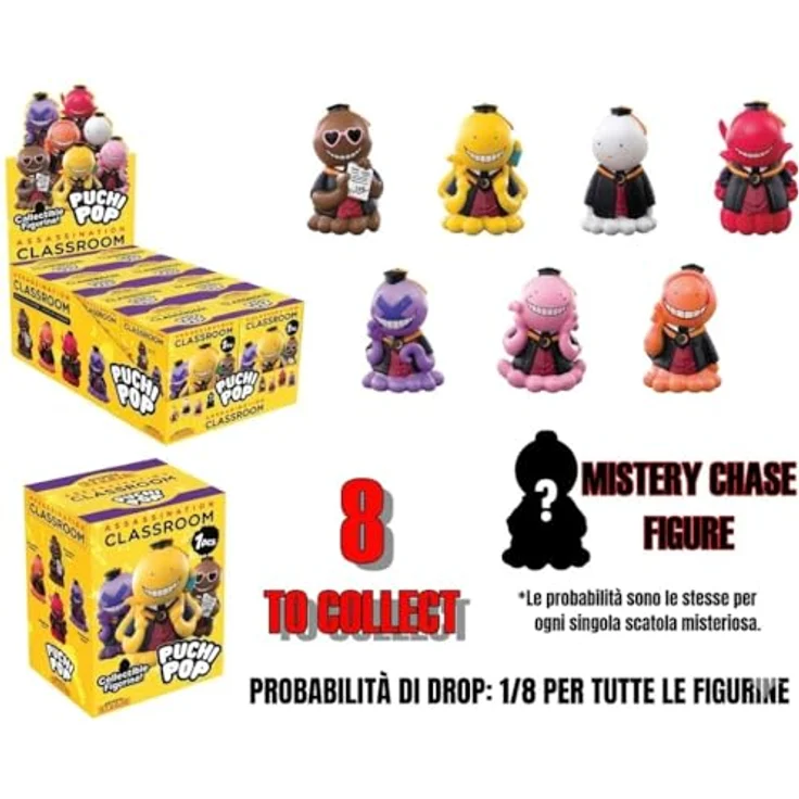 ABYstyle Assassination Classroom Puchipop Figur, detailgetreue Sammelfigur aus hochwertigem Manga-Material – Bild 2