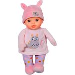 Baby Born Babypuppe Sweetie Pink, 30 cm, weicher Körper, ratternder Innensound, waschbar bei 30°C