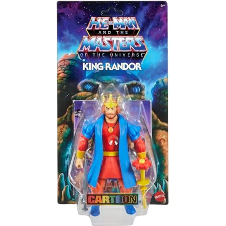 Masters of the Universe Origins König Randor Actionfigur, ca. 14 cm, detailreiches Design mit Streitkolben und Schwert, abnehmbarer Umhang, inklusive Mini-Comic, JKC44 – Bild 2