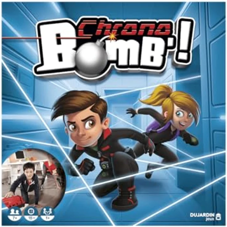 Jumbo Chrono Bomb 2024, Brettspiel für Geschicklichkeit und Flexibilität im Geheimagenten-Stil – Bild 1