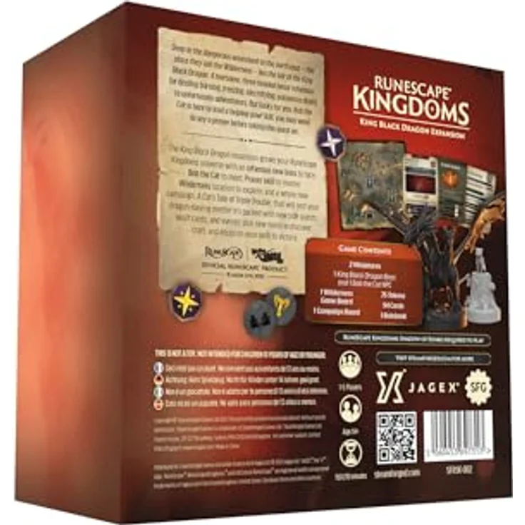 Steamforged Games Renegade | RuneScape Kingdoms: King Black Dragon Expansion | Kooperative Brettspielerweiterung für 1–5 Spieler, 150–210 Minuten Spielzeit, neue Skill Prayer und Kampagne, kompatibel mit Shadow of Elvarg – Bild 4