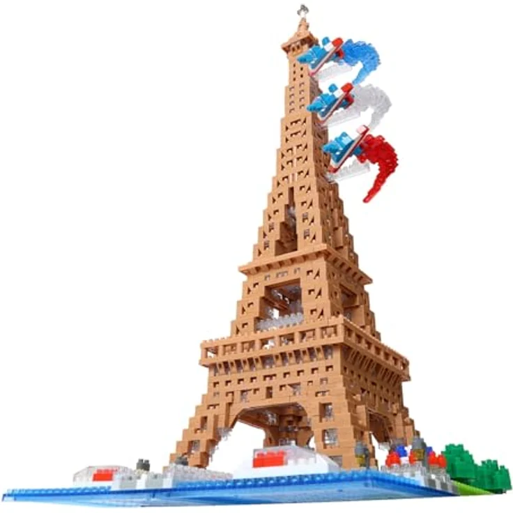 Nanoblock Advanced Paris, Banks of the Seine, Mikro-Bausteine Set mit über 2500 Teilen, für ab 12 Jahren – Bild 2