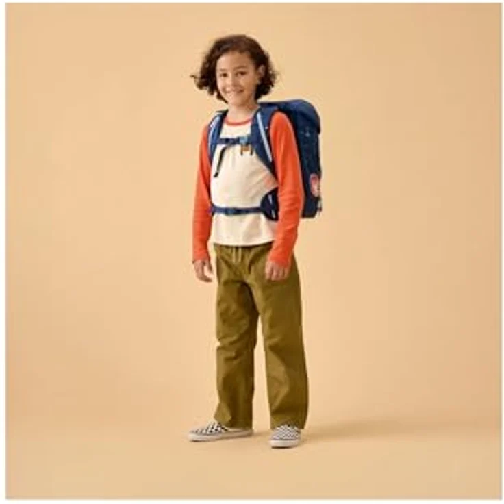 ergobag cubo Set, ergonomischer Schulranzen 5-teilig für die 1. Klasse, standfest, reflektierend, individuell gestaltbar, aus 27,7 recycelten PET-Flaschen – Bild 2