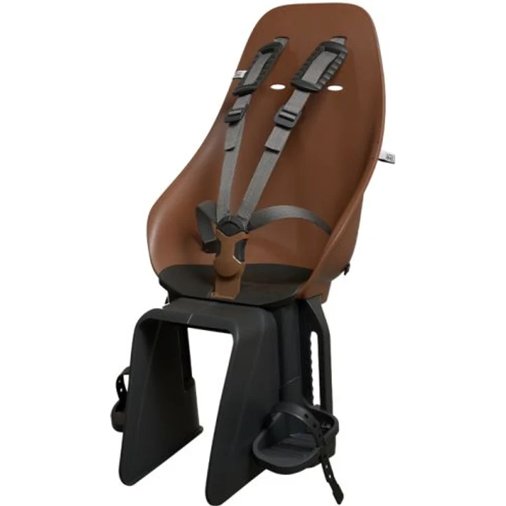 Urban Iki Ta-ke Bio Fahrrad-Rücksitz - Gepäckträgermontage - Haniwa Brown / Bincho Black
