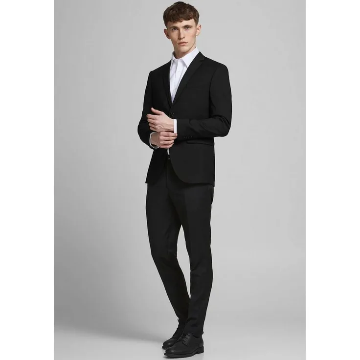 Jack & Jones Anzug JPRFRANCO SUIT NOOS, Slim Fit, modisch, Black