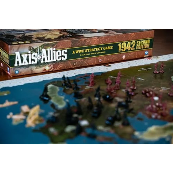 Avalon Hill Axis & Allies: 1942 Second Edition, Brettspiel für 2–5 Spieler zur strategischen Kriegsführung im 2. Weltkrieg, englische Version – Bild 3
