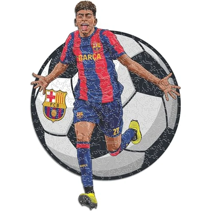 Iconic Puzzles Barcelona Yamal, Holzpuzzle, Größe L, 500 Teile – Bild 2